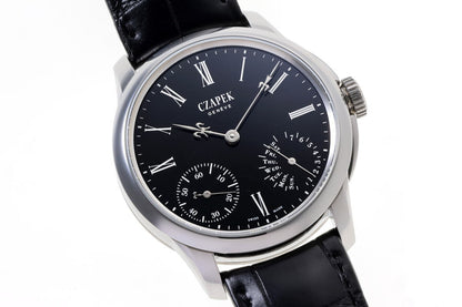 CZAPEK  チャペック ケ・デ・ベルク ブラックエナメル S 手巻 Cal.SHX1 ファーストピース Black Enamel S SS メンズ 時計 2610065