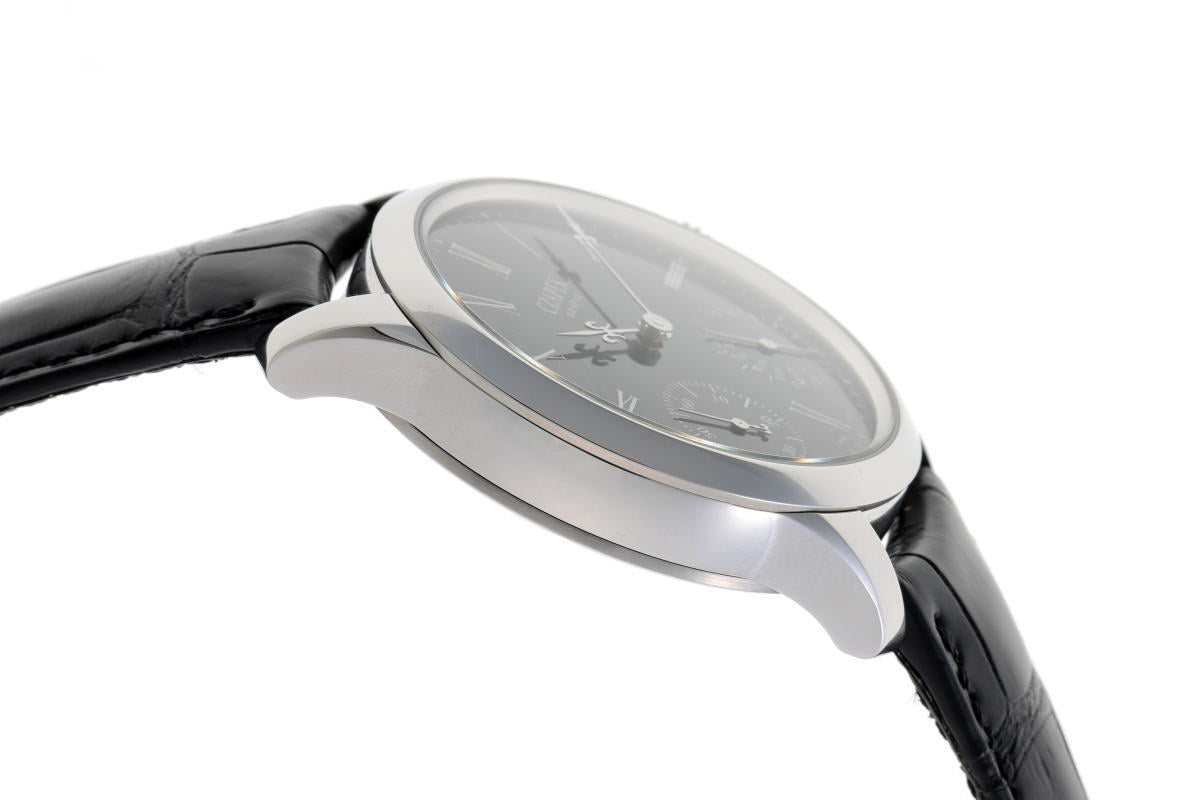 CZAPEK  チャペック ケ・デ・ベルク ブラックエナメル S 手巻 Cal.SHX1 ファーストピース Black Enamel S SS メンズ 時計 2610065
