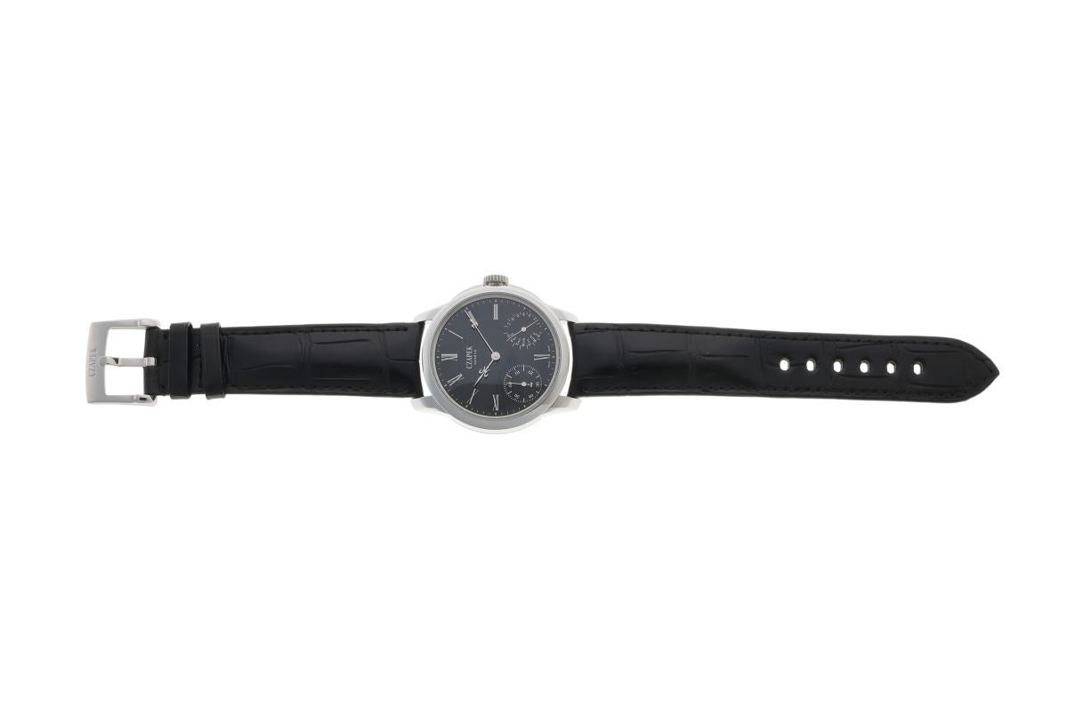 CZAPEK  チャペック ケ・デ・ベルク ブラックエナメル S 手巻 Cal.SHX1 ファーストピース Black Enamel S SS メンズ 時計 2610065
