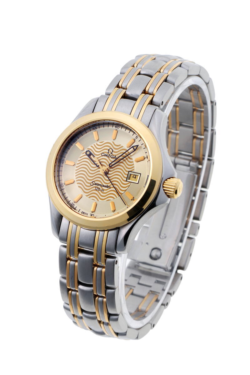 OMEGA オメガ シーマスター 120m コンビ クォーツ 2371.11 SS / YG レディース 時計 2610087