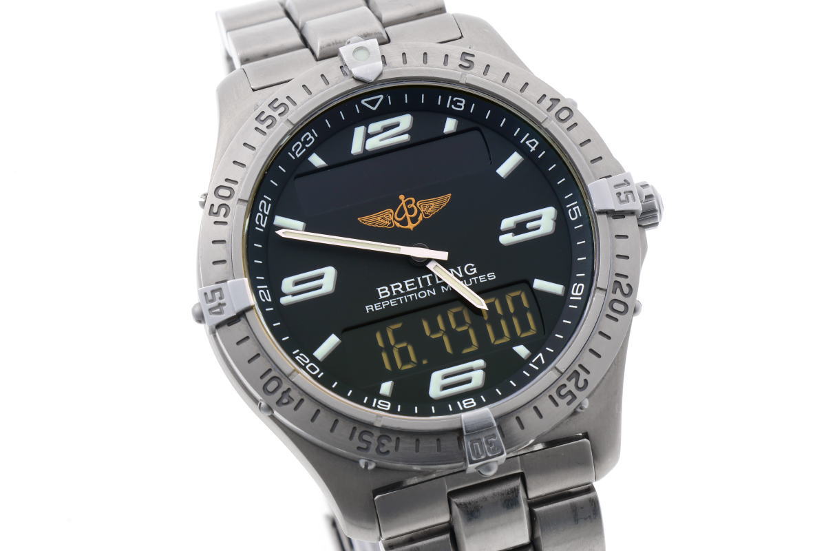 BREITLING ブライトリング エアロスペース クォーツ E65362 TI メンズ 時計 2610093