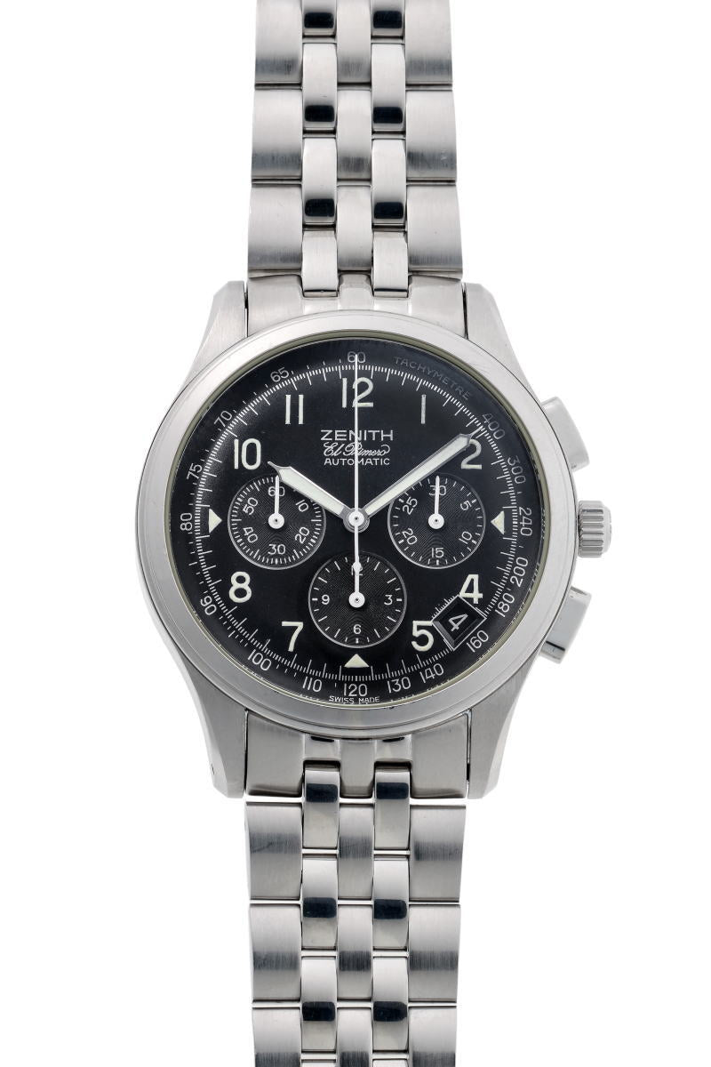 ZENITH ゼニス クラス エルプリメロ クロノグラフ オートマチック 02.0500.400 SS メンズ 時計 2610095
