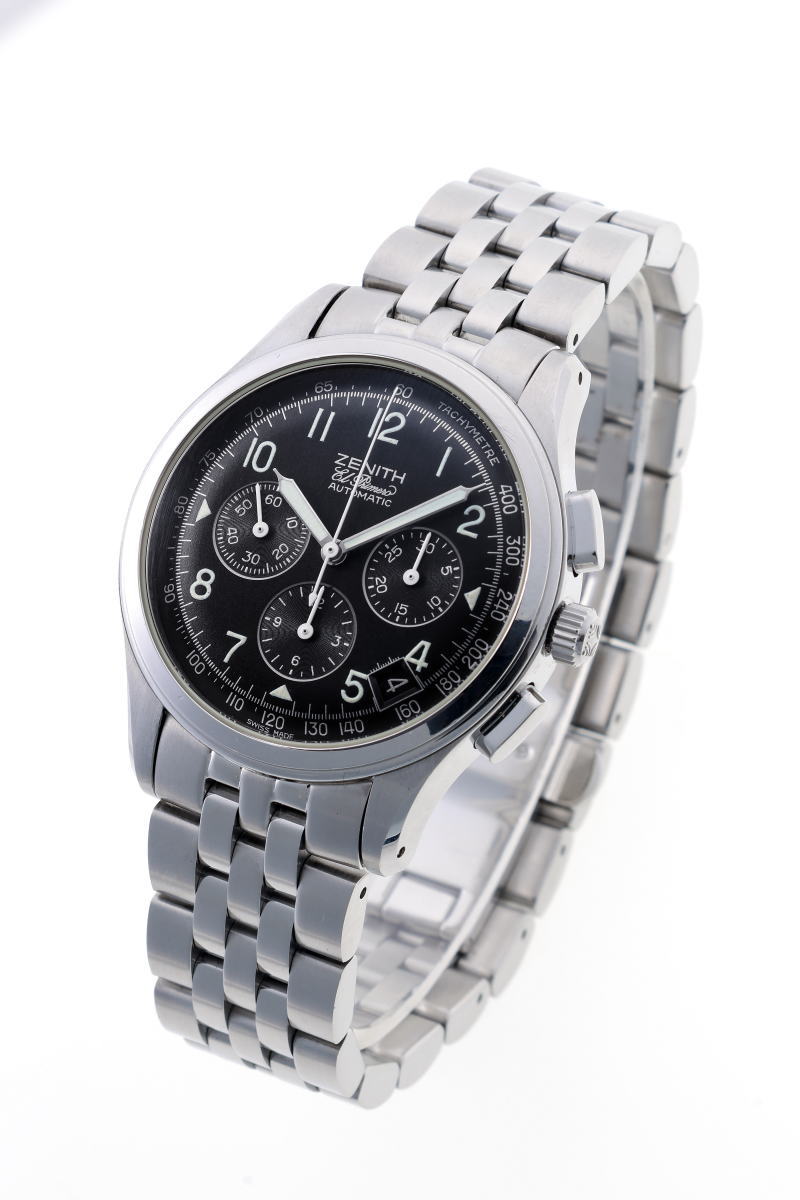 ZENITH ゼニス クラス エルプリメロ クロノグラフ オートマチック 02.0500.400 SS メンズ 時計 2610095