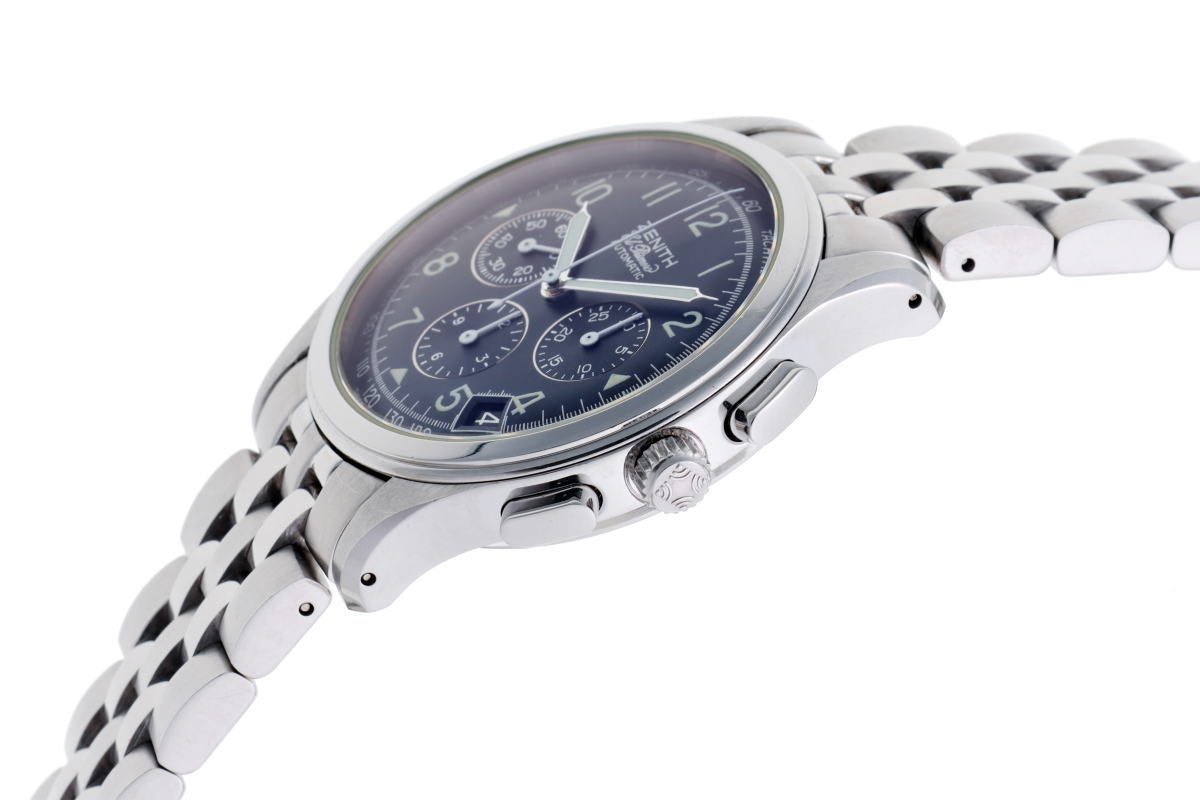 ZENITH ゼニス クラス エルプリメロ クロノグラフ オートマチック 02.0500.400 SS メンズ 時計 2610095