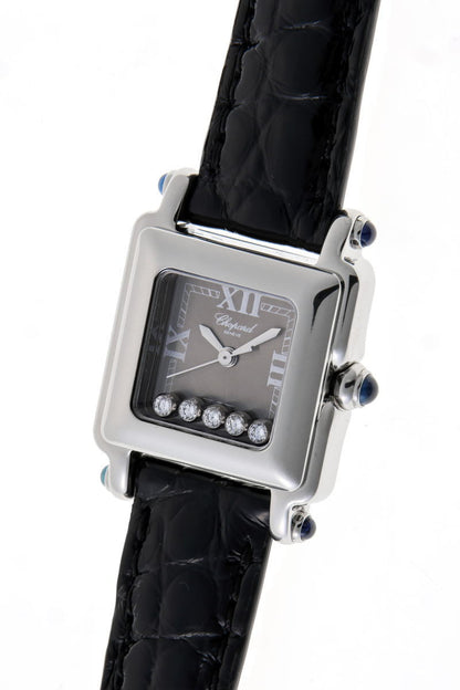 Chopard ショパール ハッピーダイヤモンド スクエア クォーツ 27/8892-23 SS レディース 時計 2610105