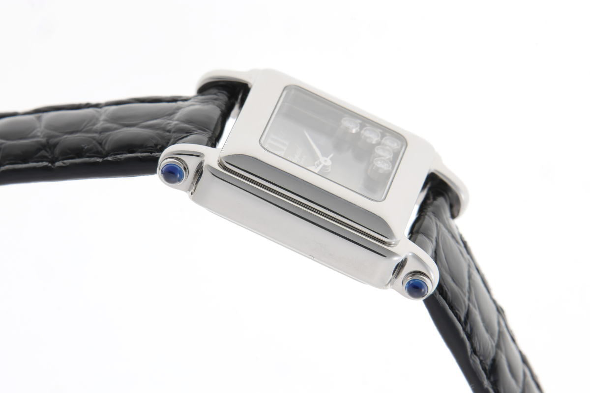 Chopard ショパール ハッピーダイヤモンド スクエア クォーツ 27/8892-23 SS レディース 時計 2610105