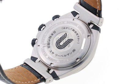 Universal Geneve ユニバーサルジュネーブ アイルトンセナ クロノグラフ クォーツ 975.310 SS / カーボン メンズ 時計 2610110