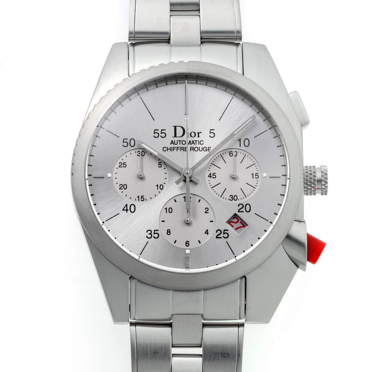 Dior クリスチャンディオール シフル ルージュ クロノグラフ オートマチック CD084611M001 SS メンズ 時計 2610114