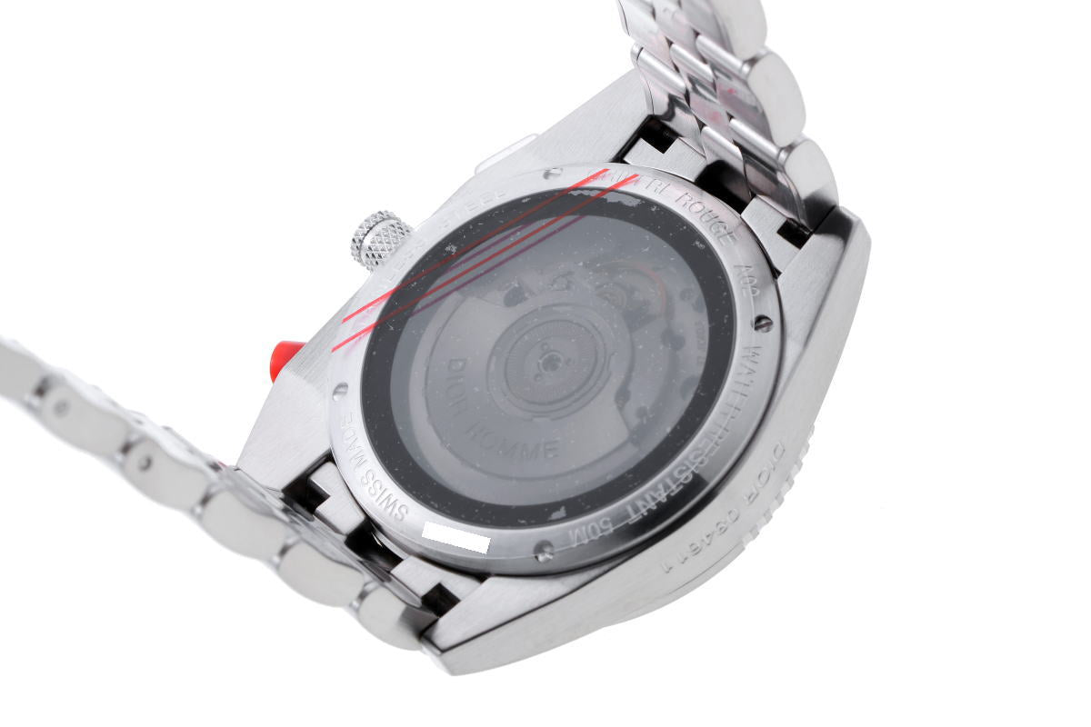 Dior クリスチャンディオール シフル ルージュ クロノグラフ オートマチック CD084611M001 SS メンズ 時計 2610114