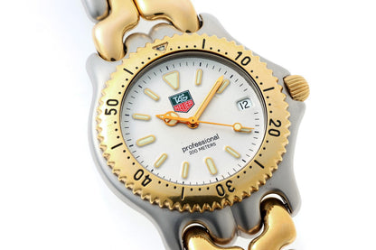 TAG HEUER タグホイヤー セルシリーズ プロフェッショナル クォーツ　※訳あり品 S95.806 GP /　SS メンズ 時計 2620059