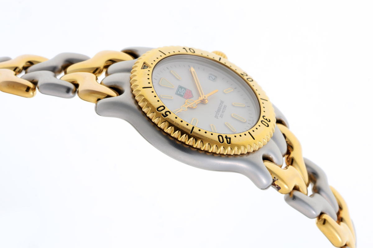 TAG HEUER タグホイヤー セルシリーズ プロフェッショナル クォーツ　※訳あり品 S95.806 GP /　SS メンズ 時計 2620059