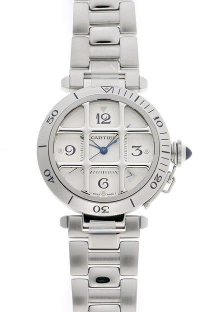 Cartier カルティエ パシャ 38 グリッド オートマチック　Cal.191 W31040H3 SS メンズ 時計 2310102