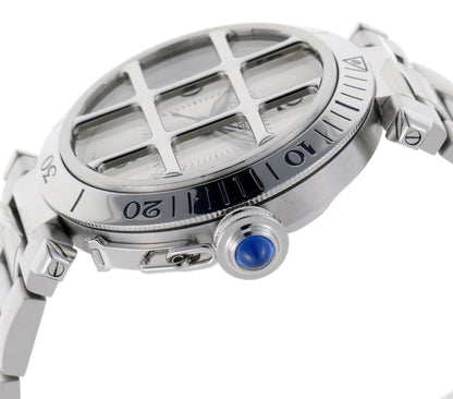 Cartier カルティエ パシャ 38 グリッド オートマチック　Cal.191 W31040H3 SS メンズ 時計 2310102
