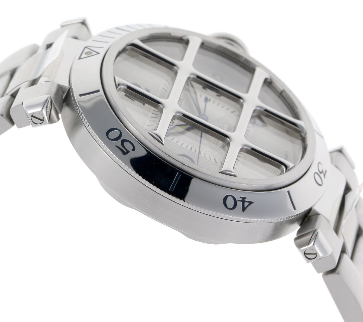 Cartier カルティエ パシャ 38 グリッド オートマチック　Cal.191 W31040H3 SS メンズ 時計 2310102