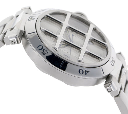 Cartier カルティエ パシャ 38 グリッド オートマチック　Cal.191 W31040H3 SS メンズ 時計 2310102