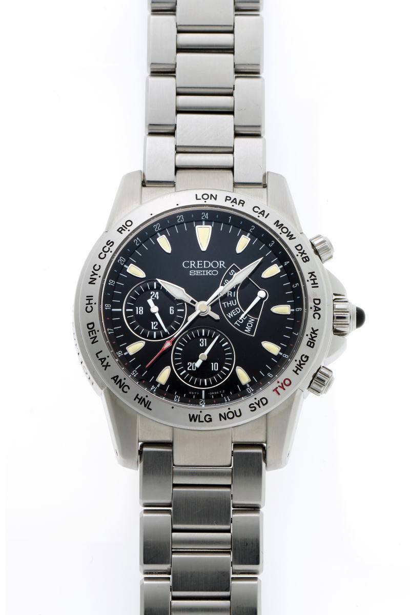 SEIKO セイコー クレドール フェニックス ワールドタイム オートマチック 熊川哲也モデル GCBG987 / 4S77-0A40 SS –  イトウ質店オンラインショップ