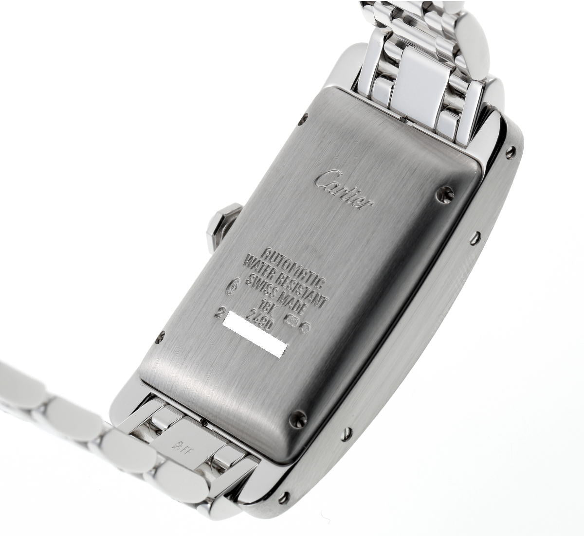 Cartier カルティエ タンクアメリカン MM ダイヤ オートマチック